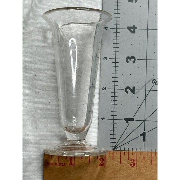 Whitall Tatum Glass Beaker SCIENCE LAB Apothecary Measure Etch Type Ill A-2 Vtg - Picture 3 of 10